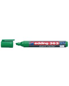 Edding 363 Whiteboard Marker Green Chisel Tip - Pack of 10