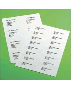 White Classmates Multipurpose Labels - Pack of 100 Sheets