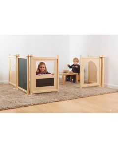 LOW NEUTRAL ROOKIE HOME CORNER (5 PANELS)