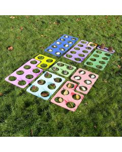 Stained Wooden Number Frames