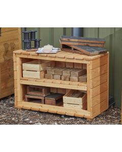 SIMPLE OUTDOOR SHELVING