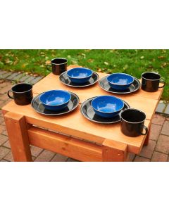 ENAMEL TEA SET (12PK)