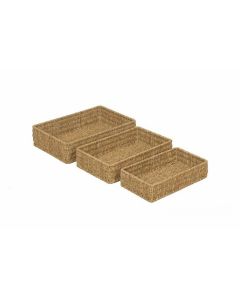 SEAGRASS RECTANGULAR BASKETS