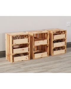 CRATE SHELVING SET