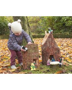 RUSTIC CROOKED FAIRY HOUSES (2PK)