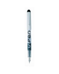 Pilot V4 Disposable Fountain Pen - Black - Pack of 12