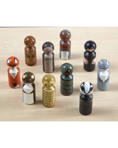 PEG PEOPLE: WOODLAND ANIMALS (10PK)
