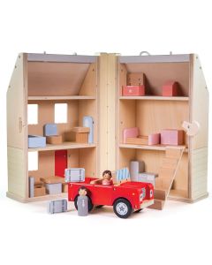 Bigjigs Toys Folding Dolls House Set