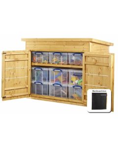 CLEAR BOX 51LITRES WITH LID