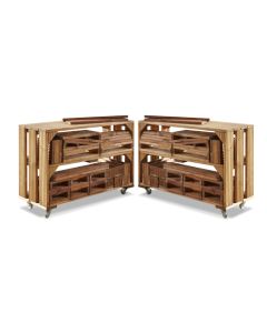 COMPLETE 2 BIG BLOCK TROLLEYS AND 50 BLOCKS SET