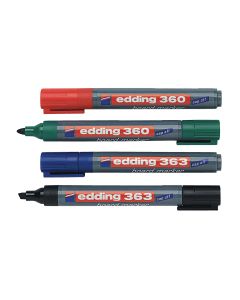 Edding 360 Whiteboard Marker Assorted Bullet Tip - Pack of 8