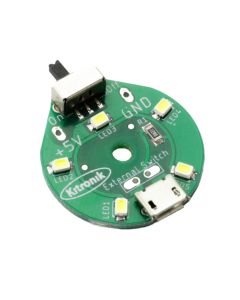 Kitronik Round USB White LED Lamp
