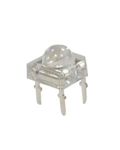 White Super Flux 5mm Water Clear LED - 80° - 1800mCd