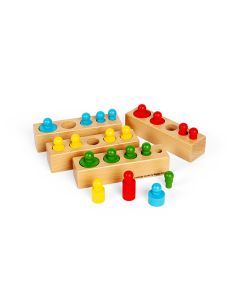 BIGJIGS Toys Peg Blocks