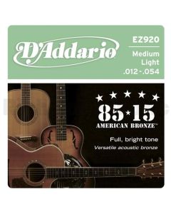 D Addario EZ920 85/15 Bronze Acoustic Guitar Strings