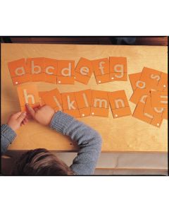 Tactile Sandpaper Letters Print Style - Pack of 28