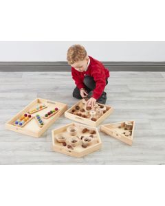 Maths Shape Trays (4pk)
