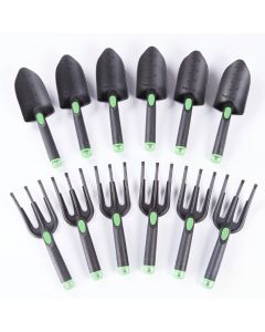 HAND TROWELS AND FORKS (12PK)