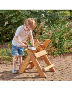 Chunky Mini Log Saw Bench