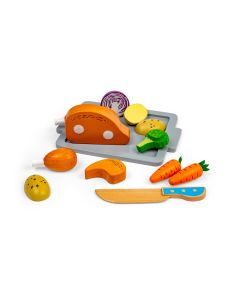 BIGJIGS Toys Roast Dinner Set