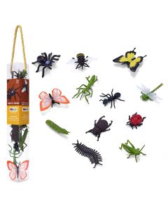 Insects and Spiders Mini Animals - Pack of 12