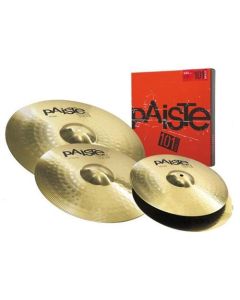 Paiste 101 Brass Universal 3 Piece Cymbal Set
