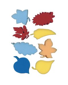 Foam Leaf Shapes - Pack of 8