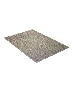 Silver Acrylic Sheet (Glitter) 3mm x 600mm x 400mm sheet