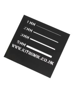Black Value Acrylic Sheet (Cast) 3mm x 600mm x 400mm