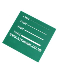 Green Value Acrylic Sheet (Cast) 3mm x 600mm x 400mm