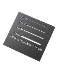 Matte Value Acrylic, Black, 3mm x 600mm x 400mm