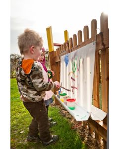 SELF DRAINING FENCE EASEL WITH S HOOKS (LARGE)
