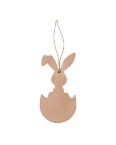 Bunny In The Egg Ornaments - Pack of 6
