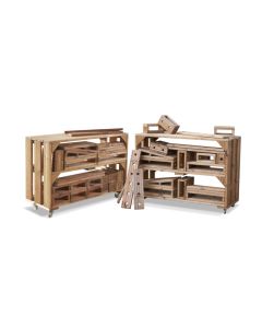 Imagineering & Block Trolleys Complete Set ( 2 trolleys + blocks )