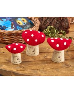 MUSHROOMS DWELLINGS (3PK)
