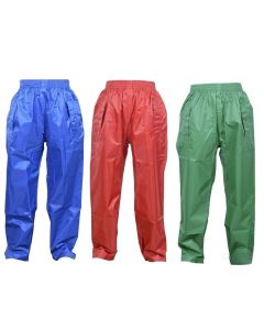 7-8YRS WATERPROOF TROUSERS RED