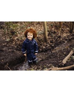 Muddy Puddles Rainy Day Jacket Recycled Navy - 18-24m