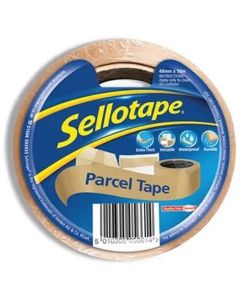 Sellotape Parcel Tape - Buff -  48mm x 50m - 1 Roll