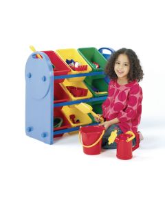 Storage Bin Organiser - 6 Bins