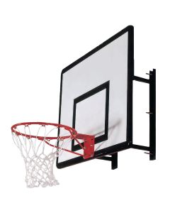 Sureshot Wall Mount Basketball System - White/Red/Black