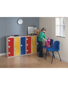 2 Door Locker With Deadlock - Yellow
