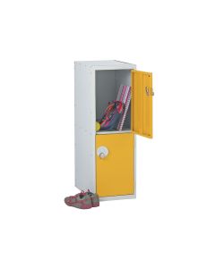2 Door Locker With Deadlock - Grey