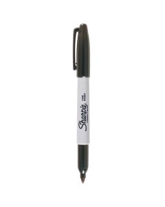 Sharpie Permanent Marker Black Fine Tip - Pack of 12