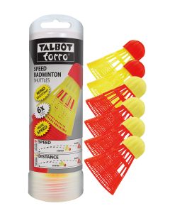 Talbot-Torro Speed Badminton Shuttlecocks - Pack of 6