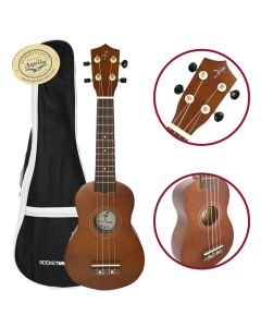 A-Star Rocket Series Soprano Ukulele With Bag - Natural