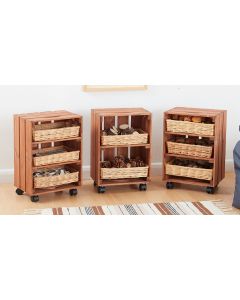 Mobile Crate Shelving Set