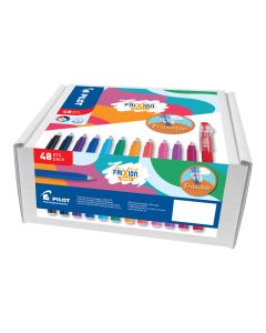 PILOT FriXion Erasable Stick Pens - Assorted - Pack of 48