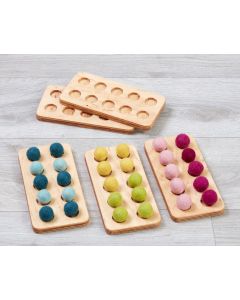 Felt Ball Tens Frames (5Pk)