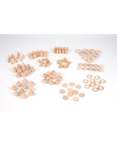 Wooden Treasures Natural Set (120Pk)
