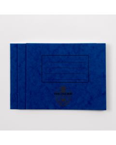  5.25" x 6.5" Exercise Book 32p- 10mm Ruled-Blue